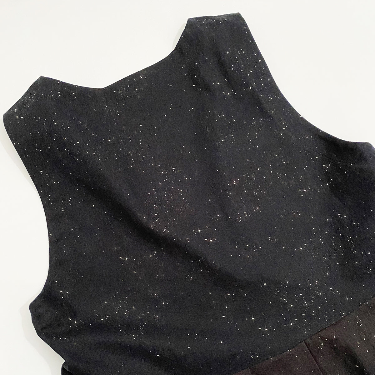 夜空を着飾る 流星柄/Vネックジャンパースカート ワンピース