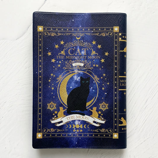 【ブックカバー】猫の魔導書 〜THE MOONLIGHT CAT〜