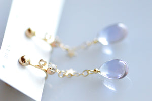 紅掛空の雫イヤリングorピアス – 宙フェス夜市