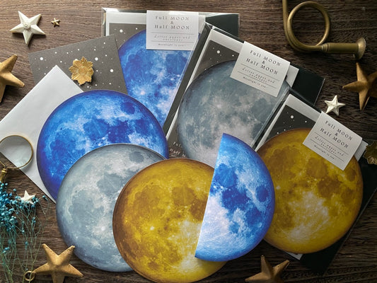 フルムーン&ハーフムーンレターセット