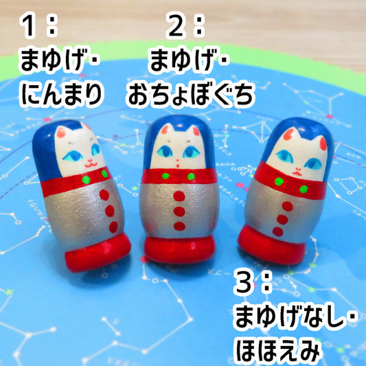 木製 ブローチ - キャプテンマイカリョーシカ