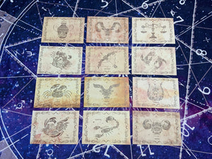 12星座のポストカード – 宙フェス夜市