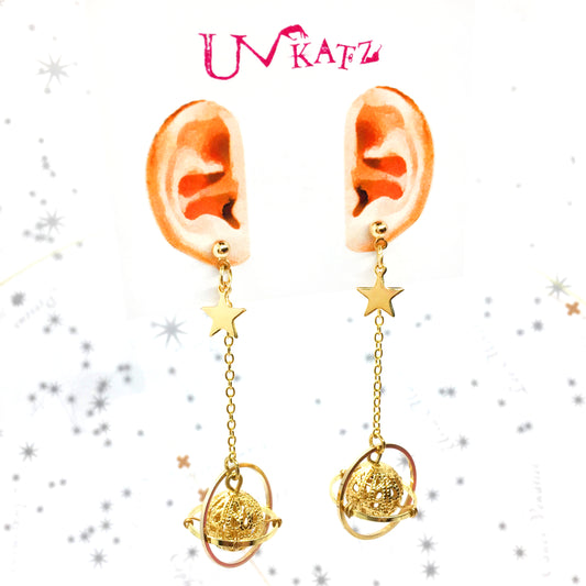 【SALE】"Saturn"ピアス／イヤリング