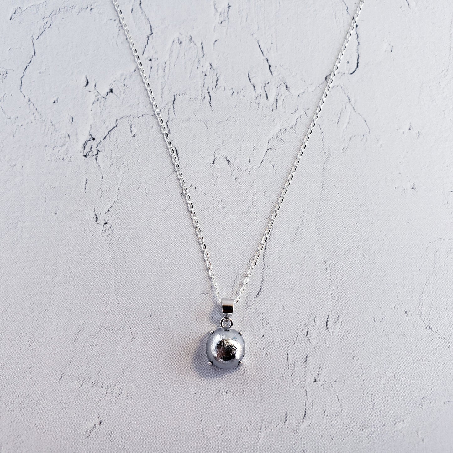 【Silver925】メテオライト（隕石）ネックレス