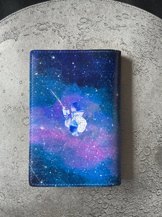 合皮ブックカバー 「遊泳する時間」