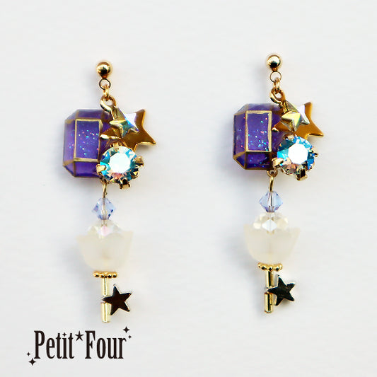 星光花の鍵ピアス/イヤリング