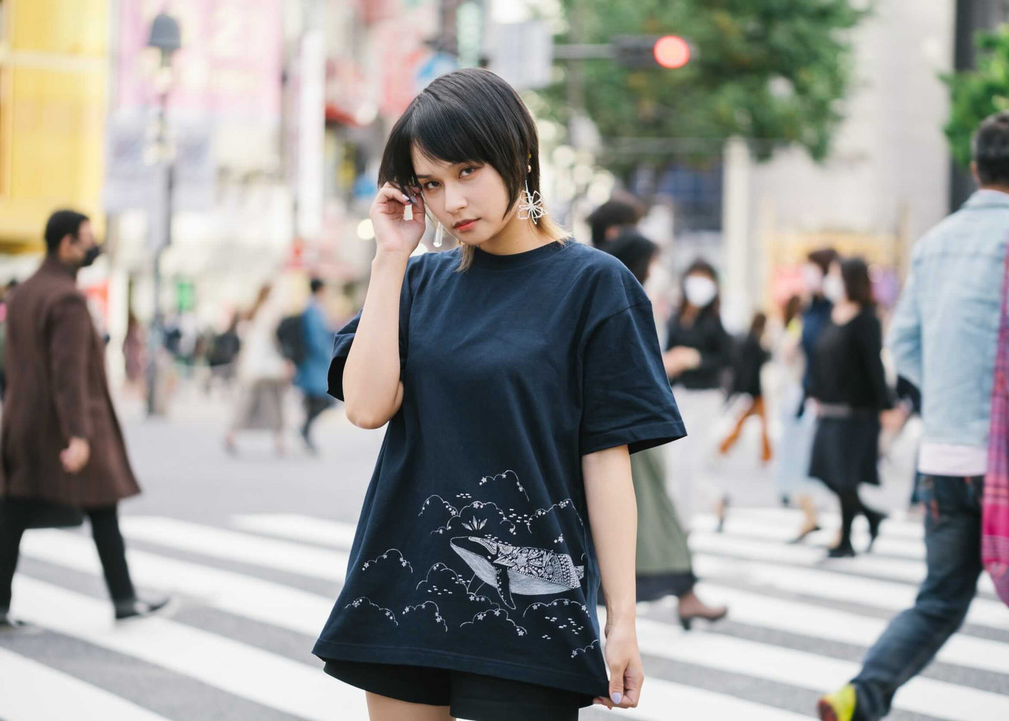 宇宙くじらのTシャツ